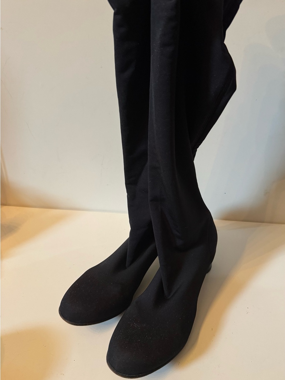 Walter Steiger Black Stretch Over-the-Knee Boots